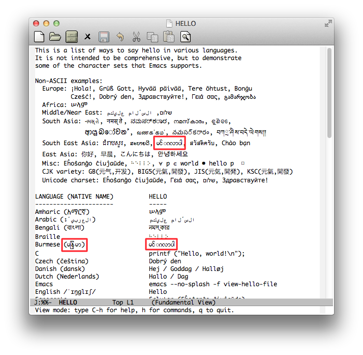 Emacs for Mac OSX